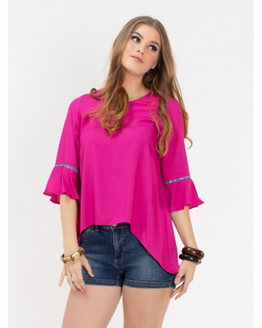 Iona Fuchsia Blouse