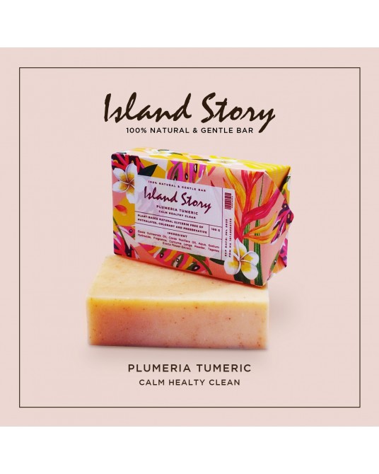 Plumeria Tumeric Soap 100 Gr