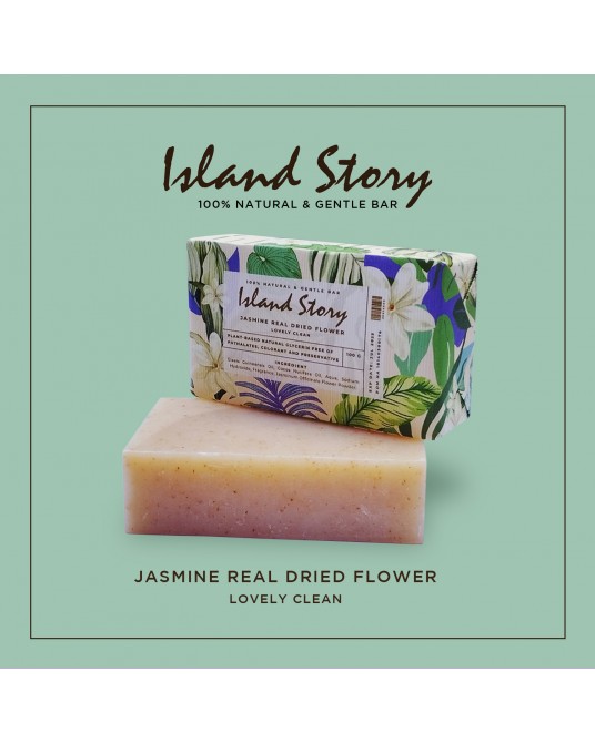 Jasmin Real Dried Flower Soap 100 Gr