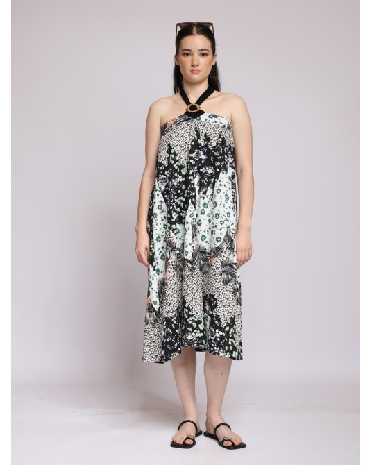 Ubud Garden Halter Dress