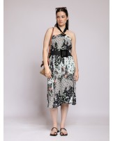 Ubud Garden Halter Dress